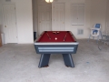 Pool Table in Garage